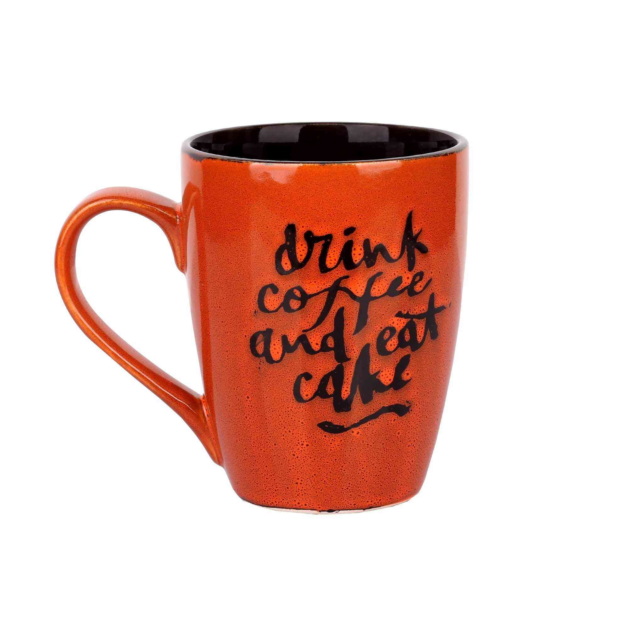 Glazed Coffee/Milk Mug (Orange)