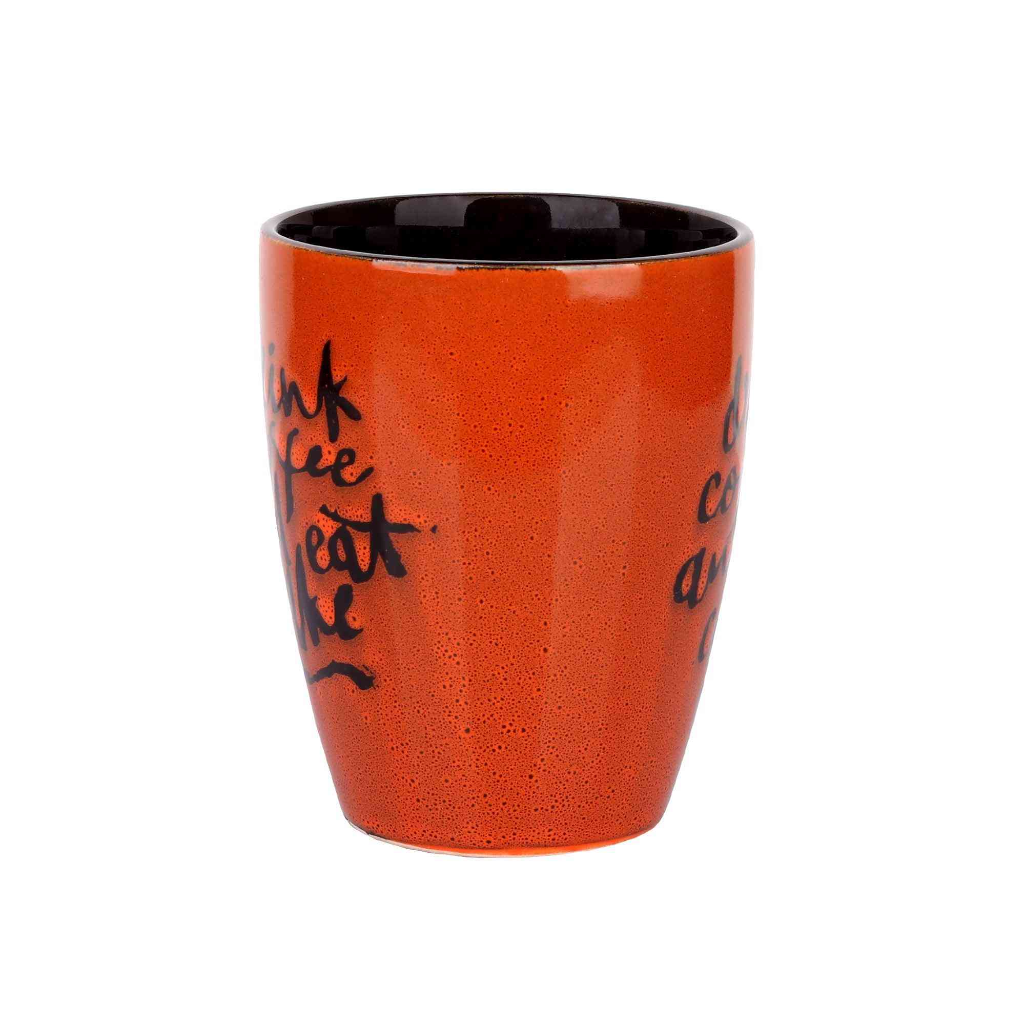 Glazed Coffee/Milk Mug (Orange)