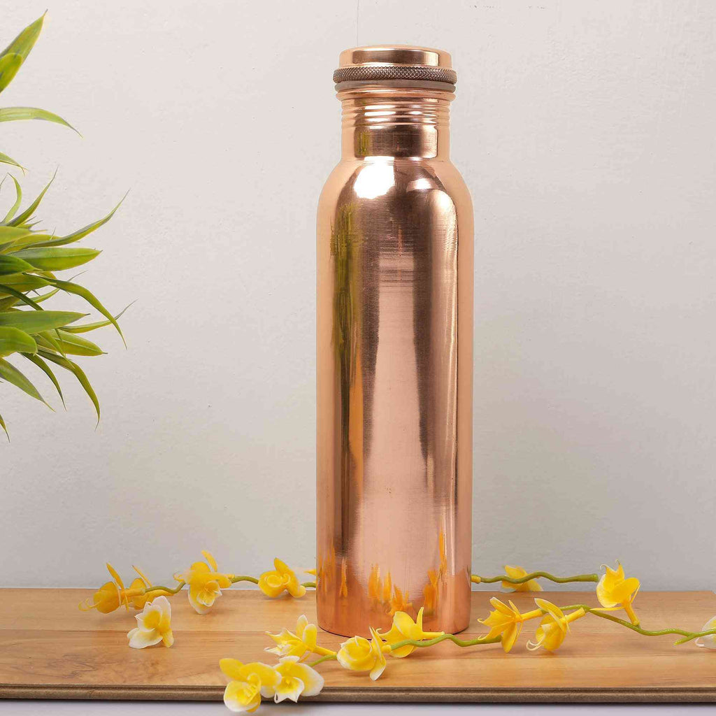 Glossy Seamless Copper Bottle - The Sundook