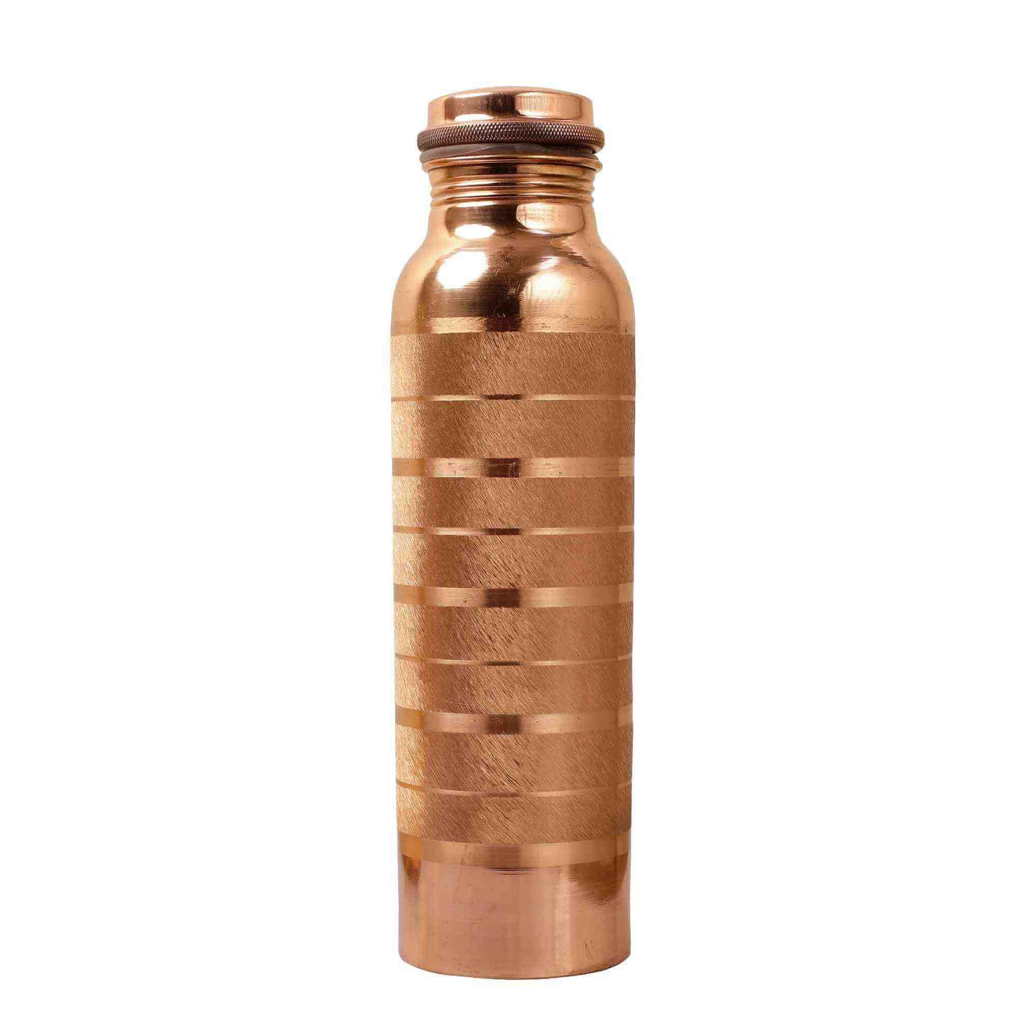 Glossy Seamless Copper Bottle