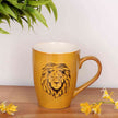 Jungle King Coffee/Milk Mug (Mustard Yellow)