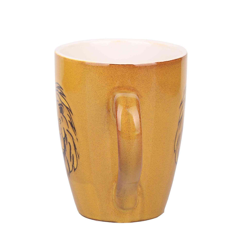 Jungle King Coffee/Milk Mug (Mustard Yellow)