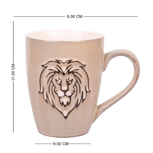 Jungle King Coffee/Milk Mug (Wheat Brown)