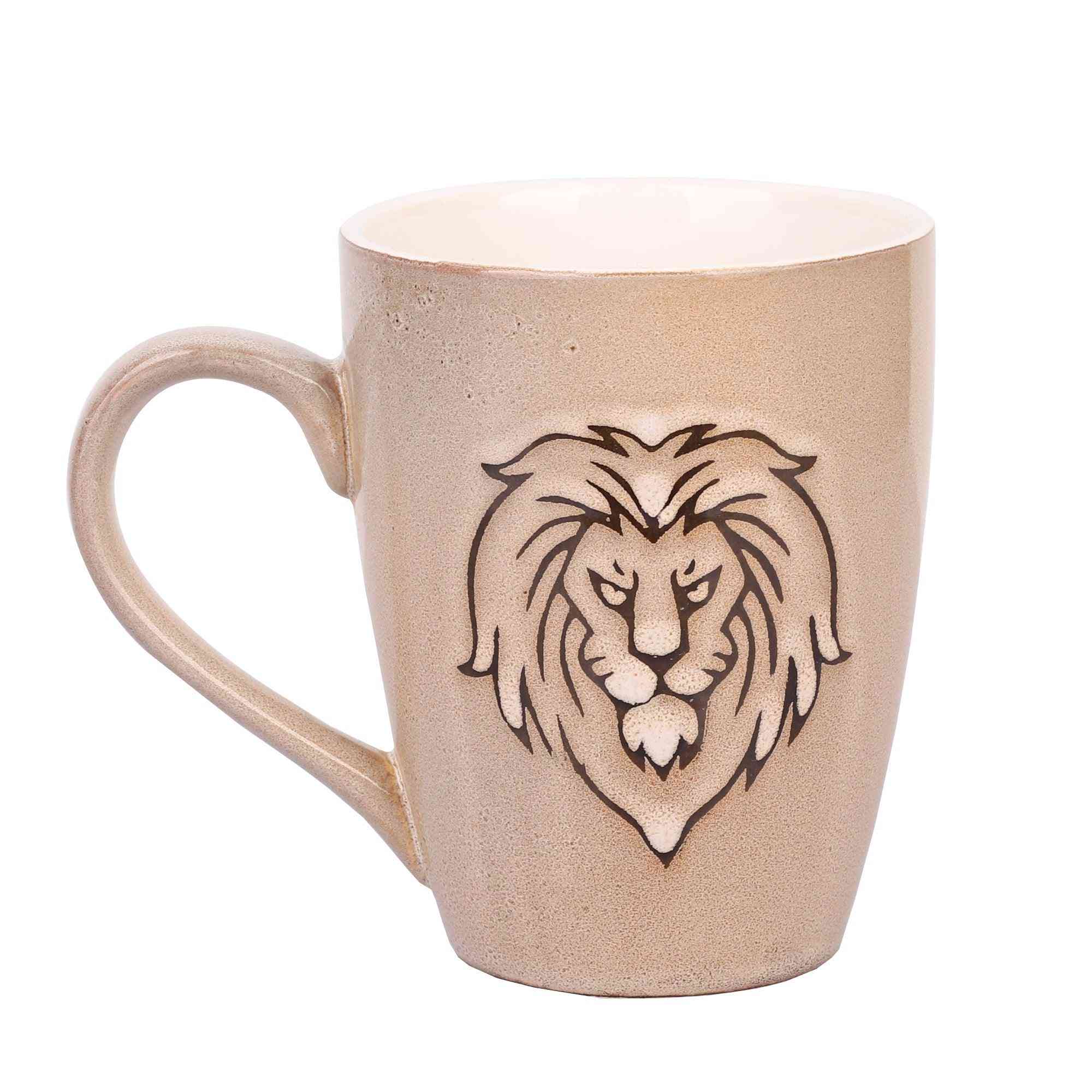 Jungle King Coffee/Milk Mug (Wheat Brown)