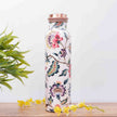 Loud Floral Print Premium Copper Bottle