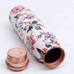 Loud Floral Print Premium Copper Bottle