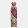 Mandala Rhombus Premium Copper Bottle