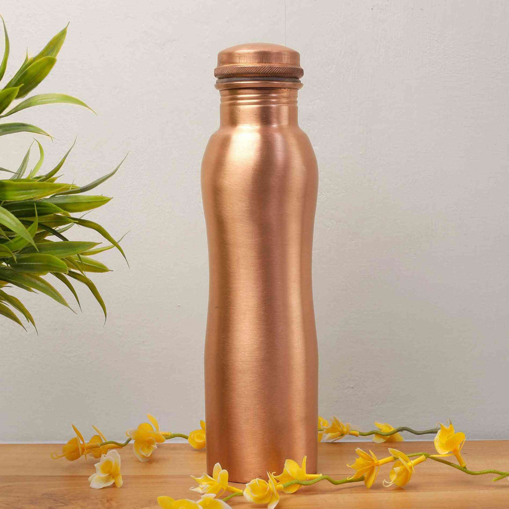 Matt Curve Copper Bottle - The Sundook