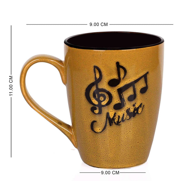 Music Lover Coffee/Milk Mug (Peru Brown)