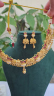 Harsha Gold Plated Heritage Gaj Necklace Set