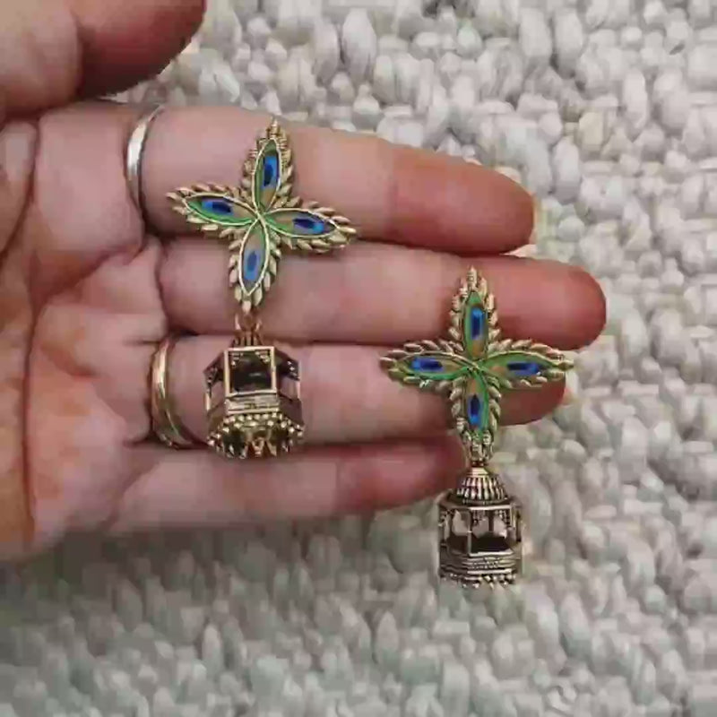 Unnati Gold Plated jhumki Earrings