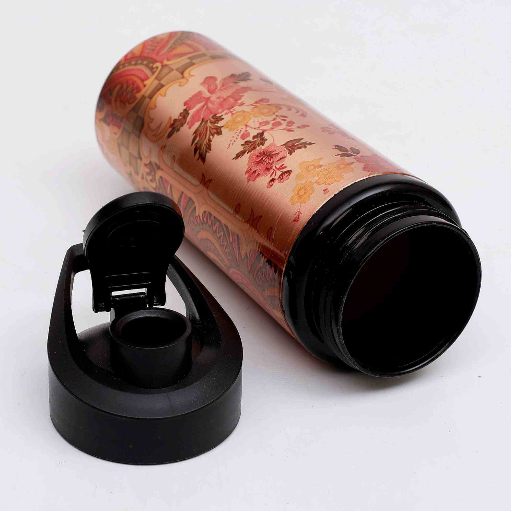 Random Flower Bunch Junior Copper Sipper Bottle