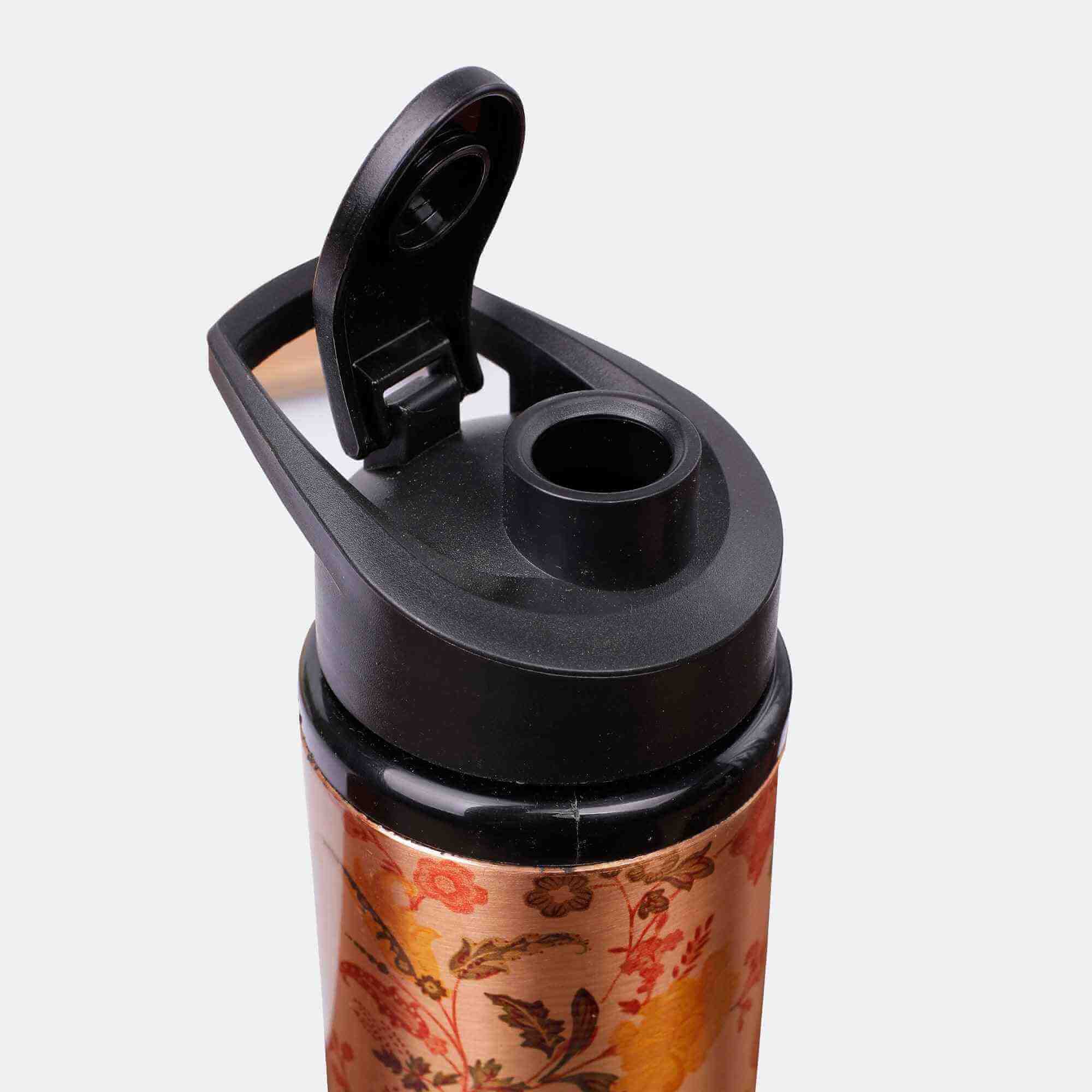 Random Flower Bunch Junior Copper Sipper Bottle