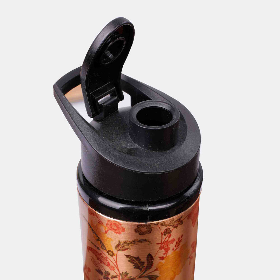 Random Flower Bunch Junior Copper Sipper Bottle