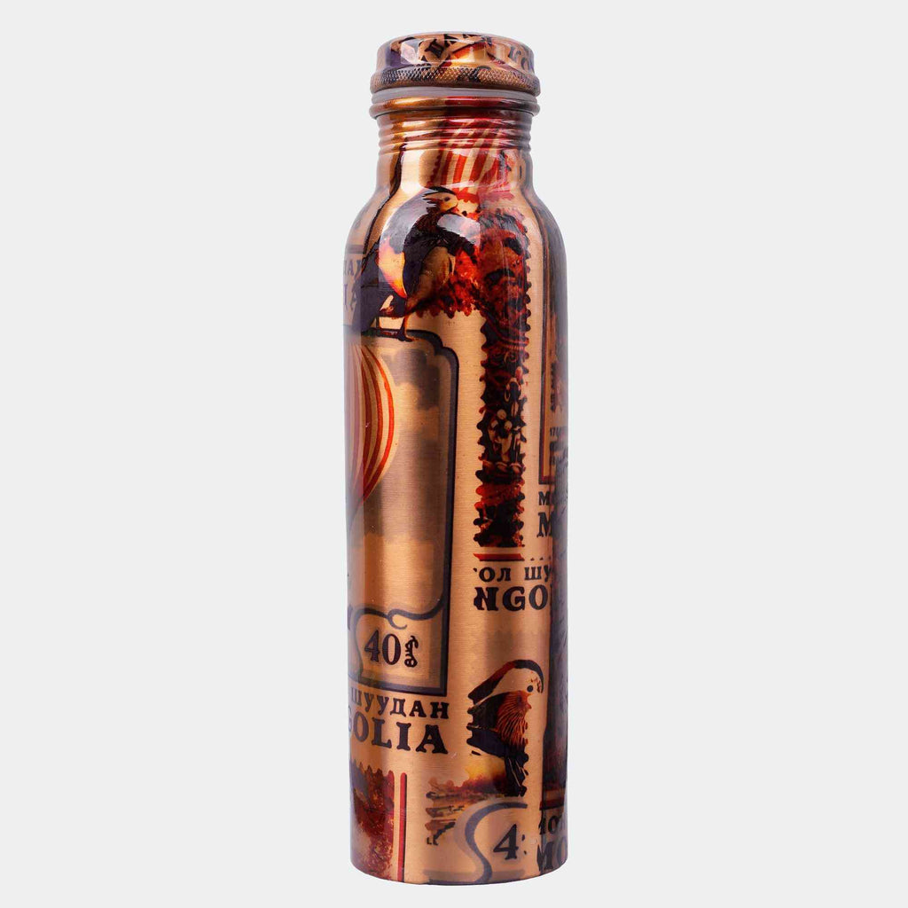 Random Skyview Print Copper Bottle - The Sundook