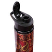 Rangoli Art Junior Copper Sipper Bottle (Maroon)