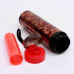 Rangoli Art Maroon Copper Sipper Bottle