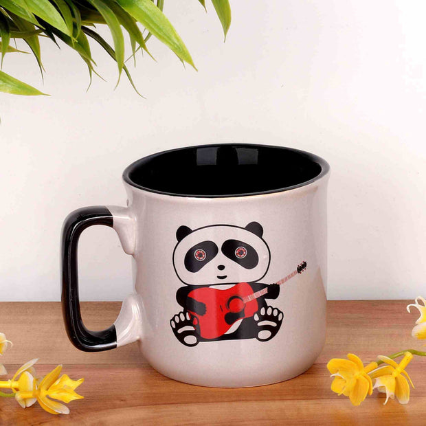 Romantic Guitarist Panda Coffee/Milk Mug
