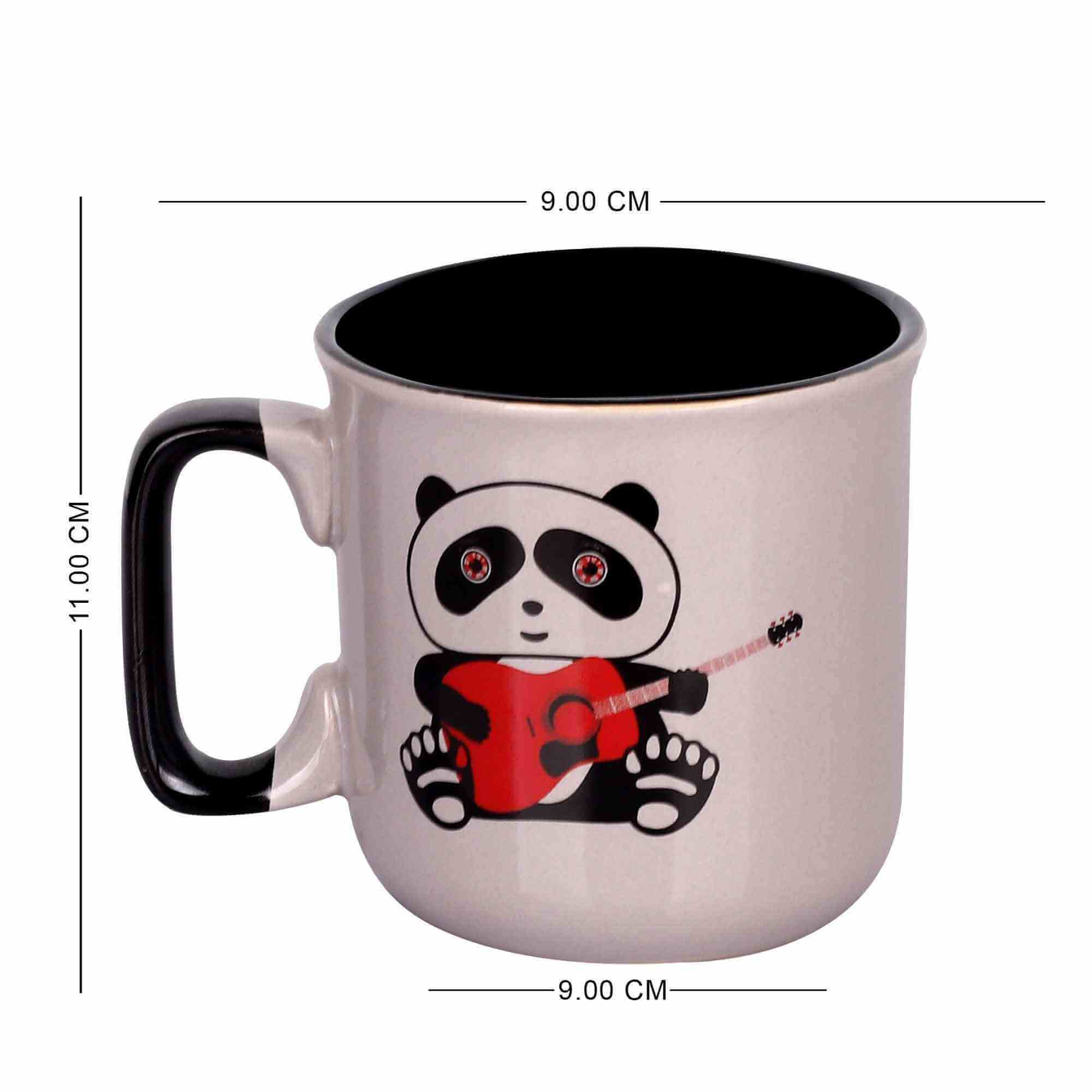 Romantic Guitarist Panda Coffee/Milk Mug