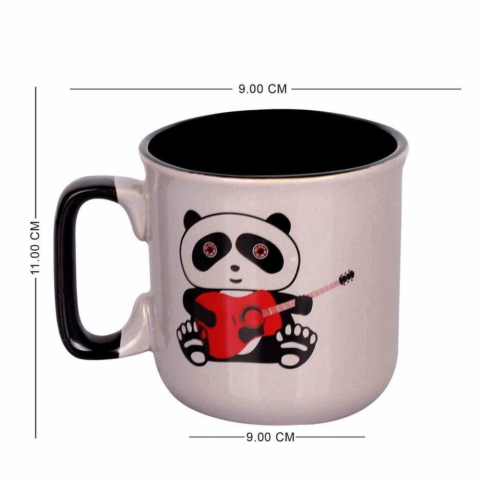 Romantic Guitarist Panda Coffee/Milk Mug