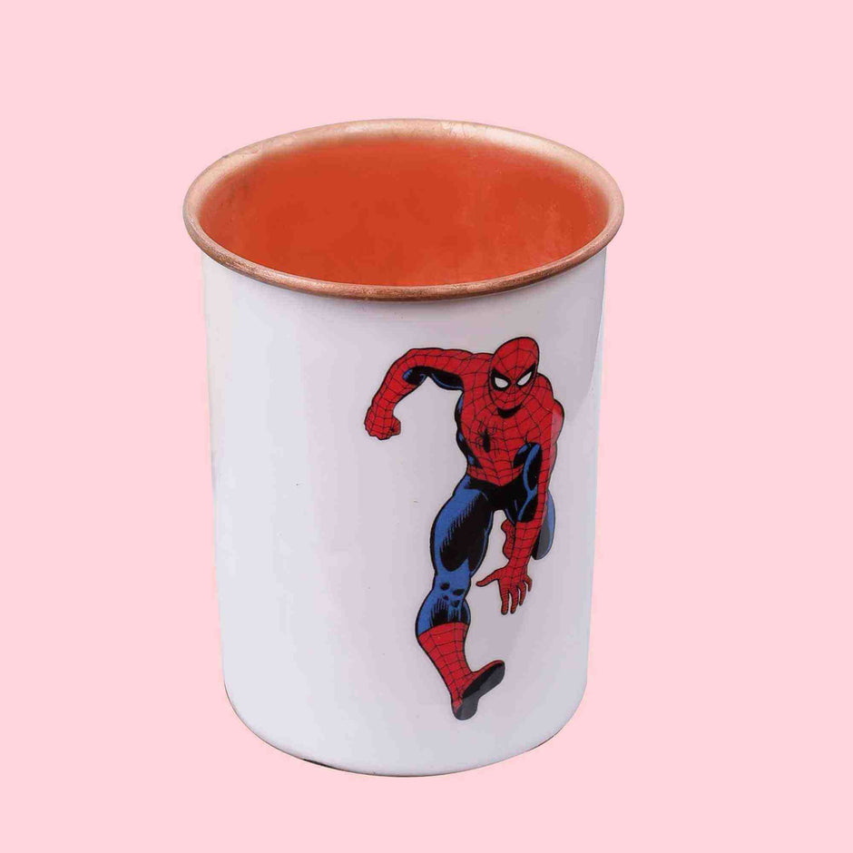 Saviour Spiderman Copper Bottle & Tumblers' Set