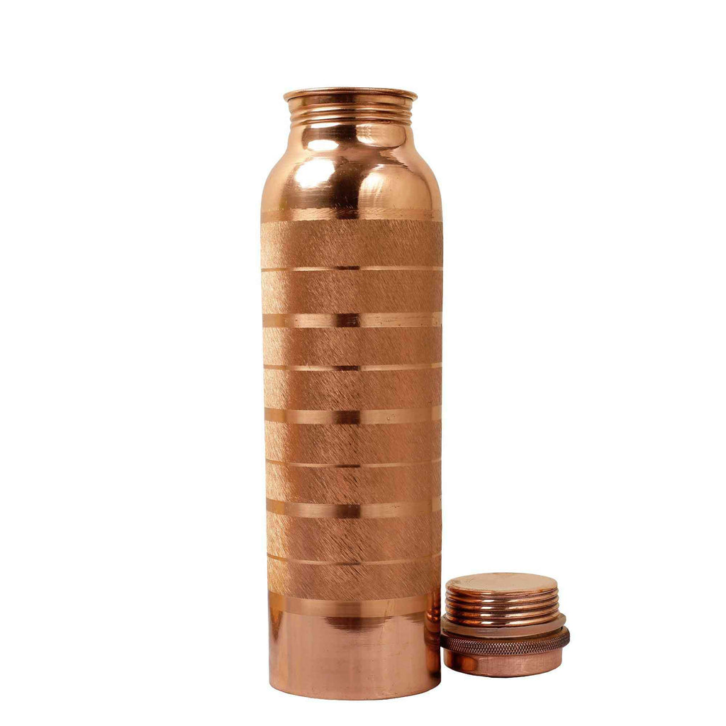 Silver Touch Copper Bottle & Tumblers' Set - The Sundook