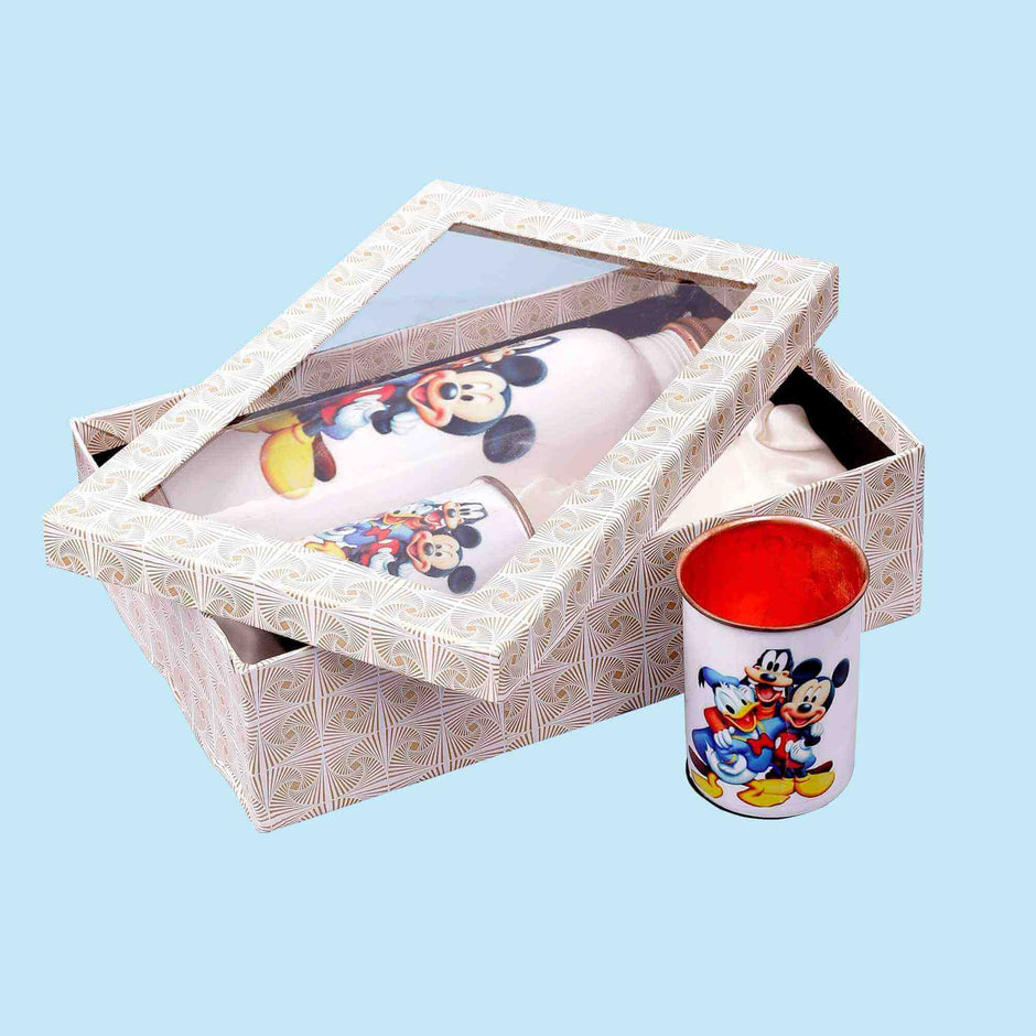 Spirited Mickey Mouse Universe Copper Bottle & Tumblers' Set