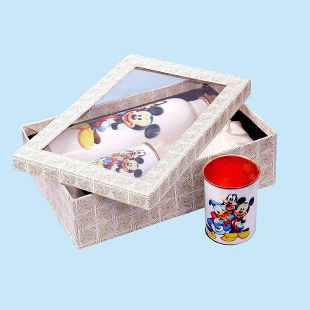 Spirited Mickey Mouse Universe Copper Bottle & Tumblers' Set