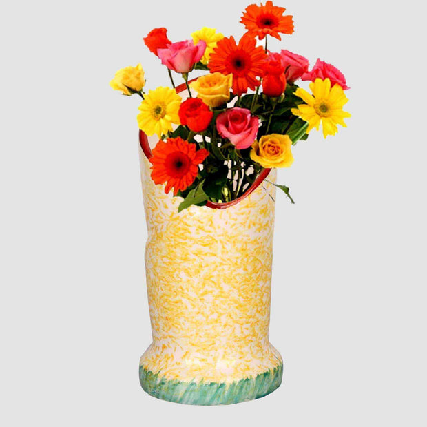 Tropical Tree Flower Pot / Napkin Pot