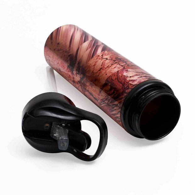 Volcano Print Copper Sipper Bottle