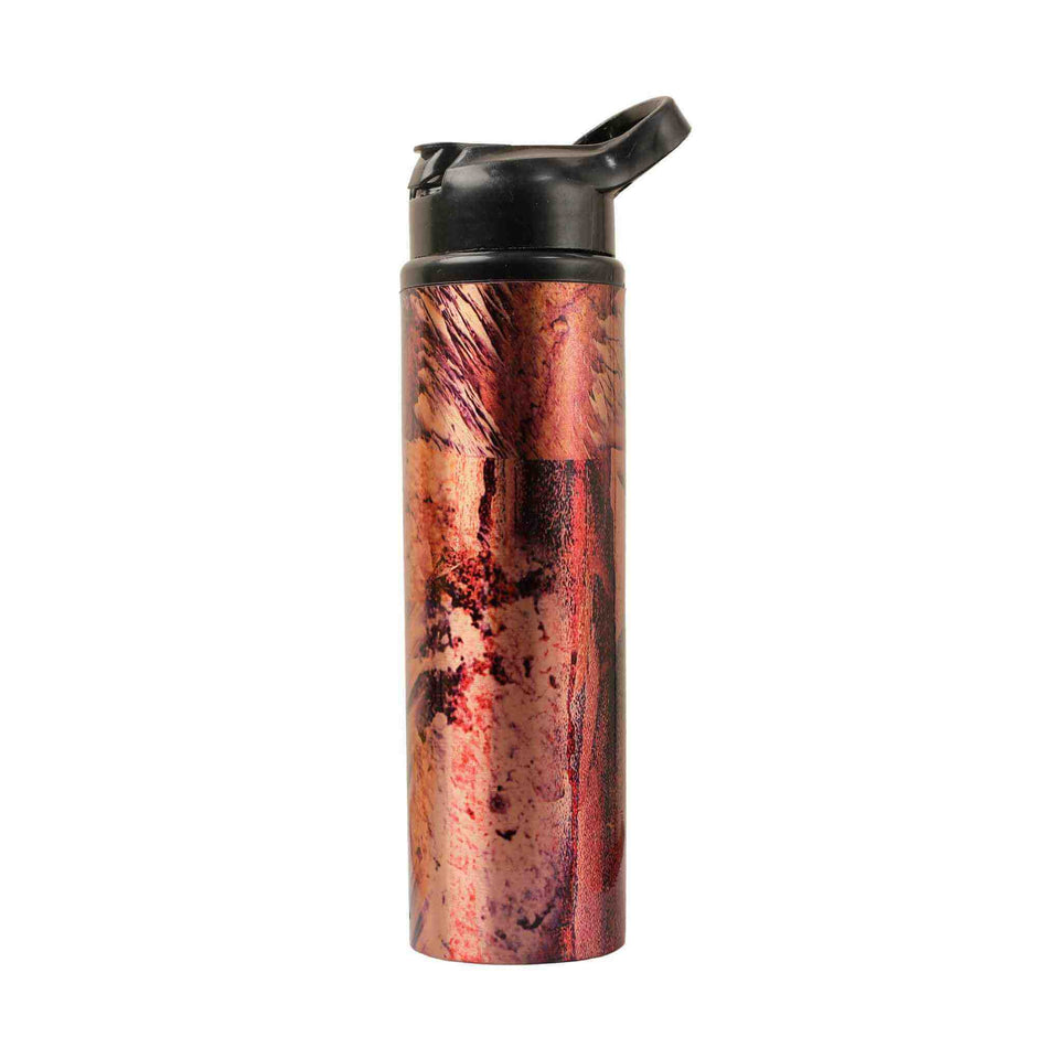 Volcano Print Copper Sipper Bottle